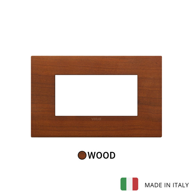 Vimar Arke Classic Plate 4M Cherry Wood