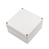 Boxco S-Series 200x200x100mm Plastic Enclosure, IP67, IK08, ABS, Grey Cover, Screw Type - PHOTO 1