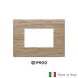 Vimar Eikon Plate 3M Wood Oak