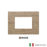 Vimar Eikon Plate 3M Wood Oak
