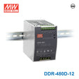 Mean Well DDR-480D-12 DC-DC Converter - 400.8W - 67.2~154V in 12V out 33.4A