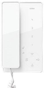 Vimar Tab interphone with handset, white