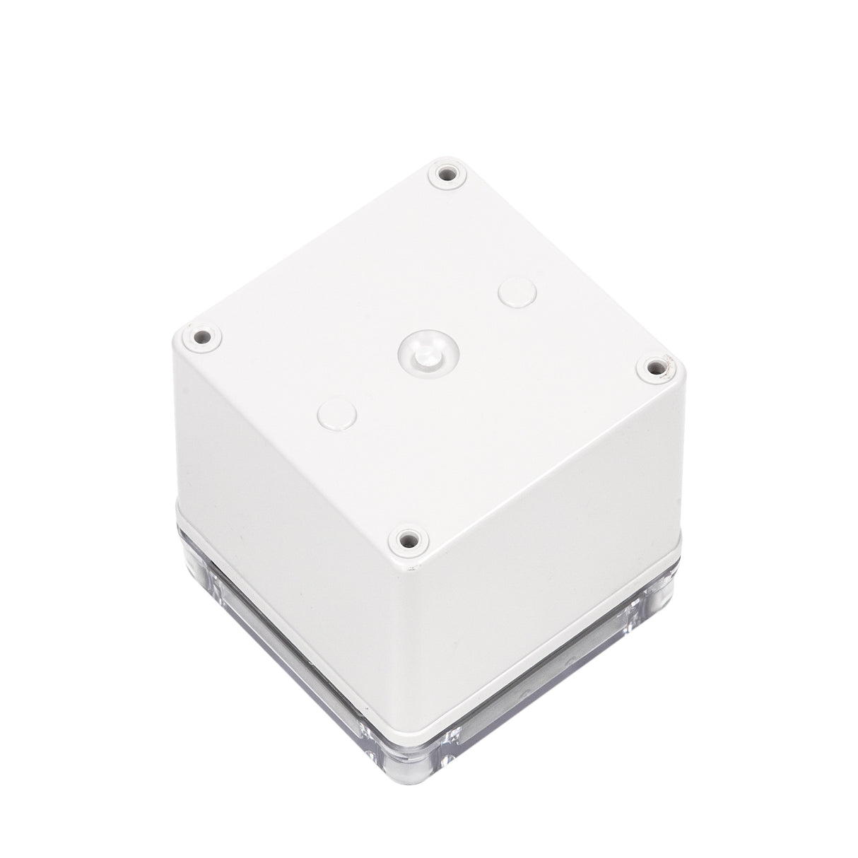 Boxco S-Series 100x100x100mm Plastic Enclosure, IP67, IK08, PC, Transparent Cover, Screw Type - PHOTO 2