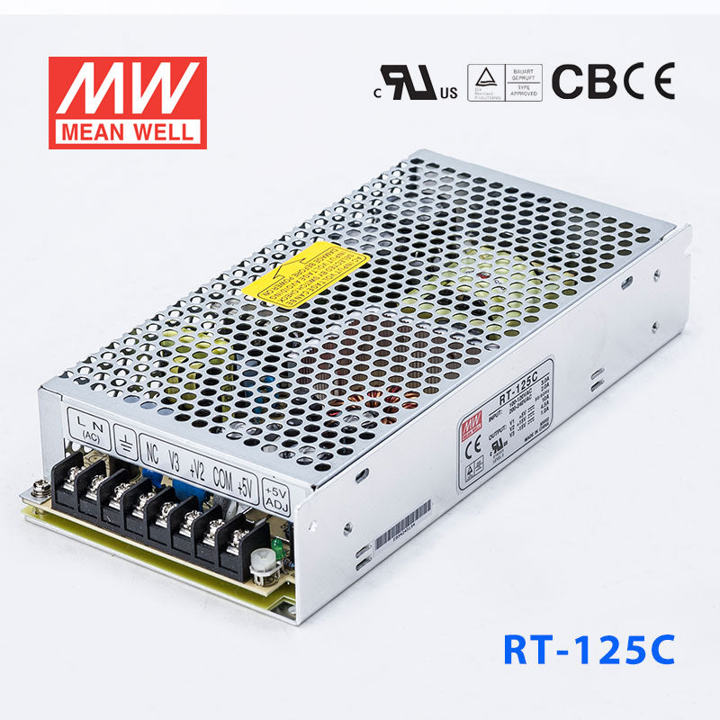 Mean Well RT-125C Power Supply 125W 5V 15V -15V