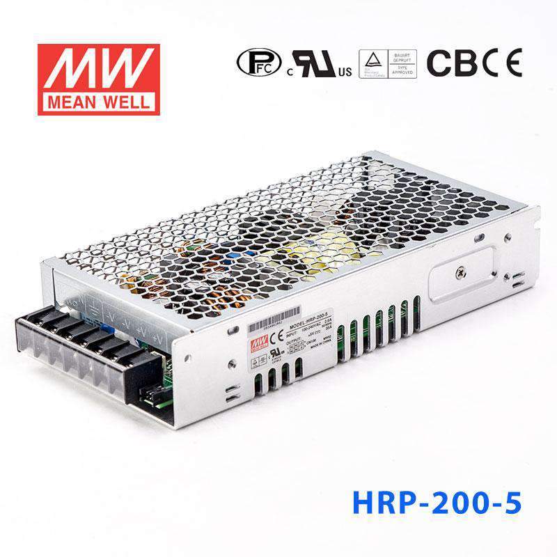 Mean Well HRP-200-5  Power Supply 175W 5V 35A