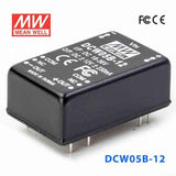 Mean Well DCW05B-12 DC-DC Converter - 5W - 18~36V in ±12V out 230mA