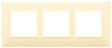 Vimar Plana Plate 6M Technopolymer Cream