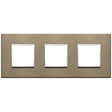 Vimar Eikon Evo Plate 6M (2+2+2) 71MM Aluminium Dark Bronze