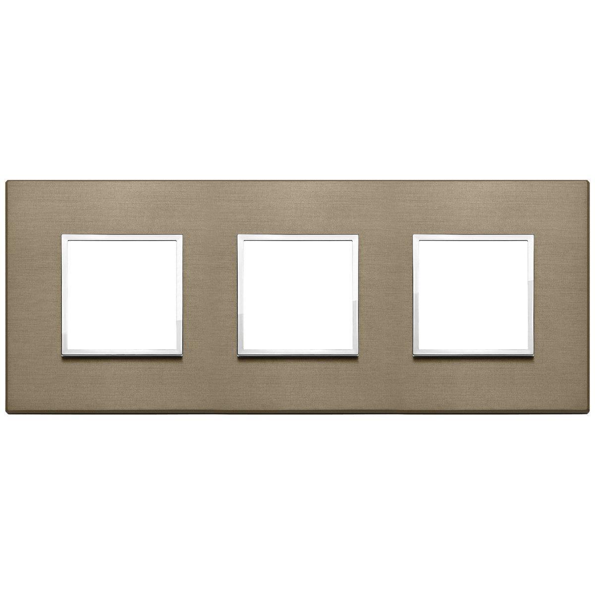 Vimar Eikon Evo Plate 6M (2+2+2) 71MM Aluminium Dark Bronze
