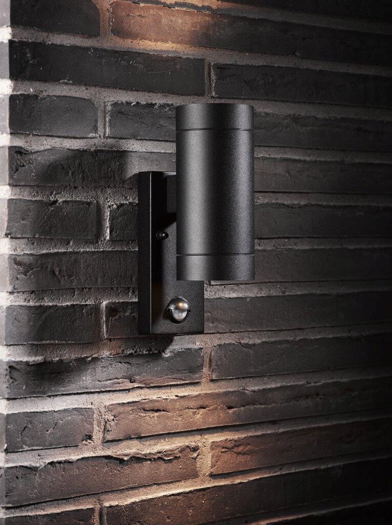 Nordlux Wall Tin Maxi Sensor Black Up-down Light - PHOTO 1