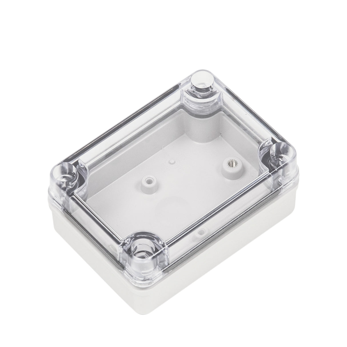 Boxco S-Series 80x110x45mm Plastic Enclosure, IP67, IK08, PC, Transparent Cover, Screw Type - PHOTO 3