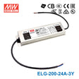 Mean Well ELG-200-24A-3Y Power Supply 200W 24V - Adjustable 8.4A — 3-Wire Input (with Earth)