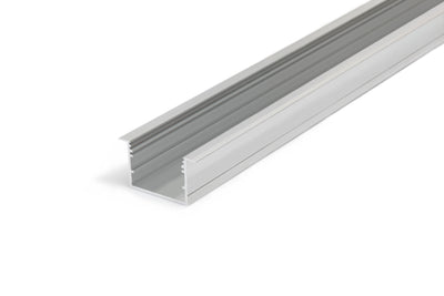 Archilight VARIO 07 Recessed LED Extrusion Profile - 2 Meter - Silver