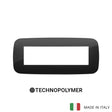 Vimar Arke Round Plate 7M Technopolymer Black