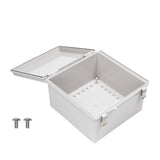 Boxco P-Series 300x300x180mm Plastic Enclosure, IP67, IK08, PC, Grey Cover, Molded Hinge and Latch Type - PHOTO 3
