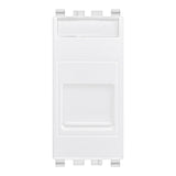 Eikon RJ45 Cat 6 UTP Outlet With Cover White