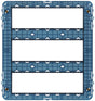 Vimar VM-19621 Frame 21M with Screws Blue