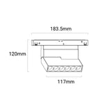 Archilight Bend 117C White Tracklight Light 10W - PHOTO 2