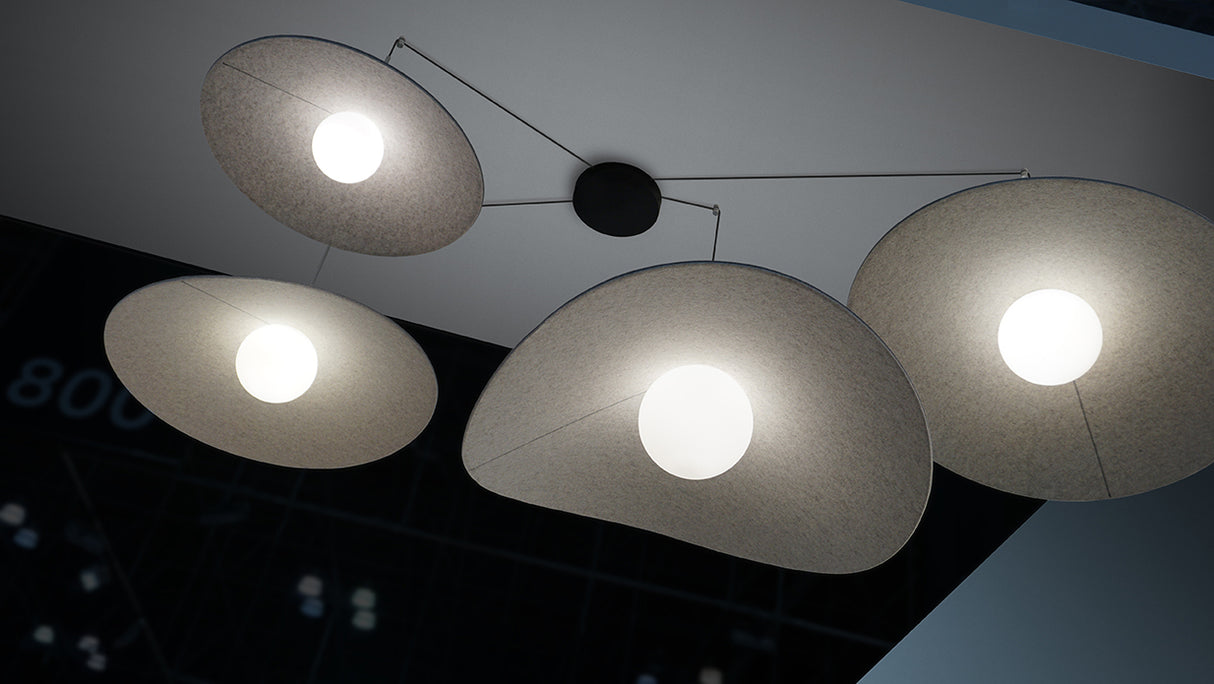 Pablo Pendant Bola Felt 52" Pebble/Grey - PHOTO 11