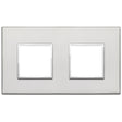 Vimar Eikon Evo Plate 4M (2+2) 71MM Aluminium Silver
