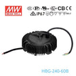 Mean Well HBG-240-60B Power Supply 240W 60V - Dimmable 4A