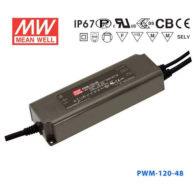 Mean Well PWM-120-48 Power Supply 120W 48V - Dimmable