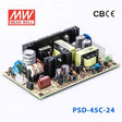 Mean Well PSD-45C-24 DC-DC Converter - 45W - 36~72V in 24V out