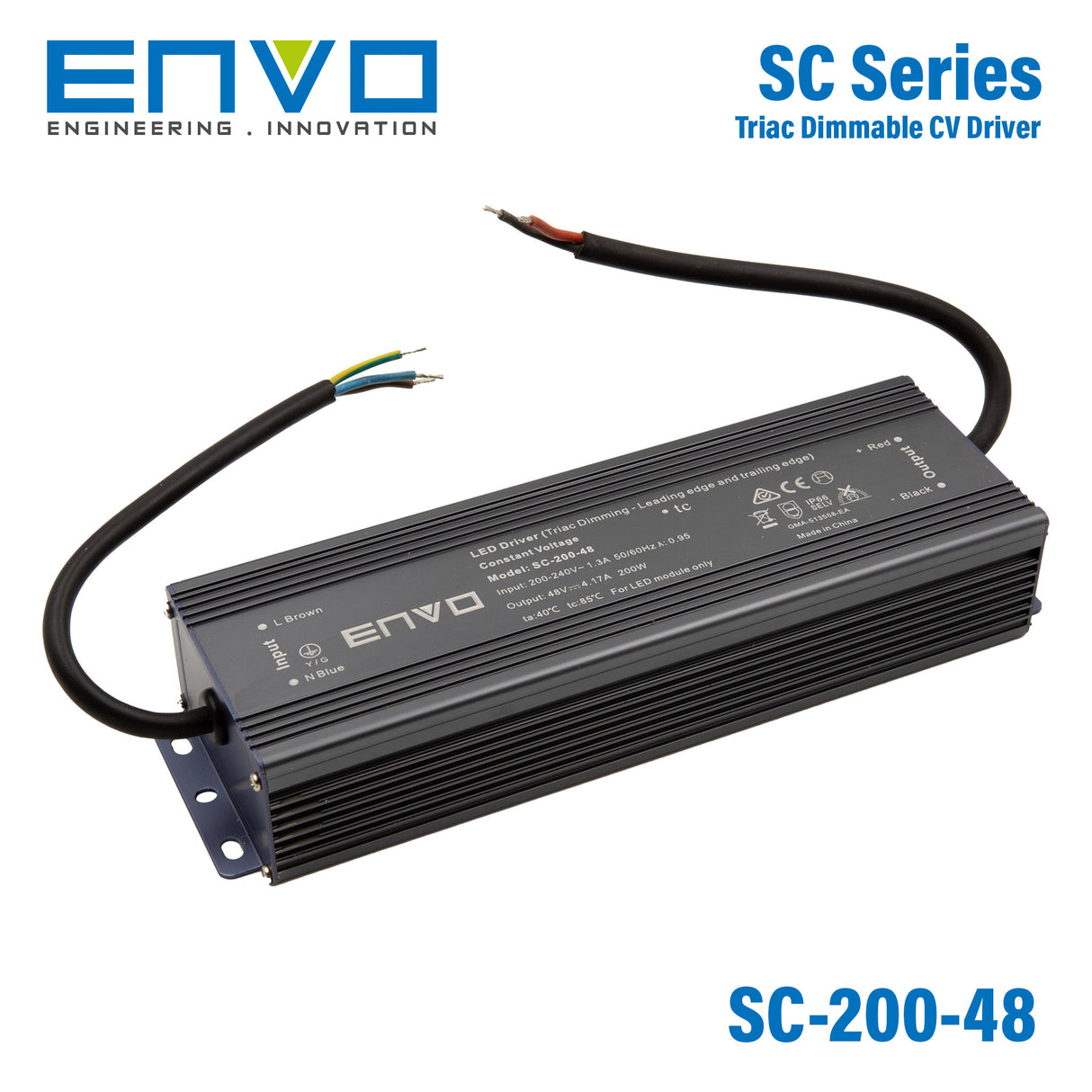 Envo SC-200-48 Power Supply 100W 48V - Triac dimmable