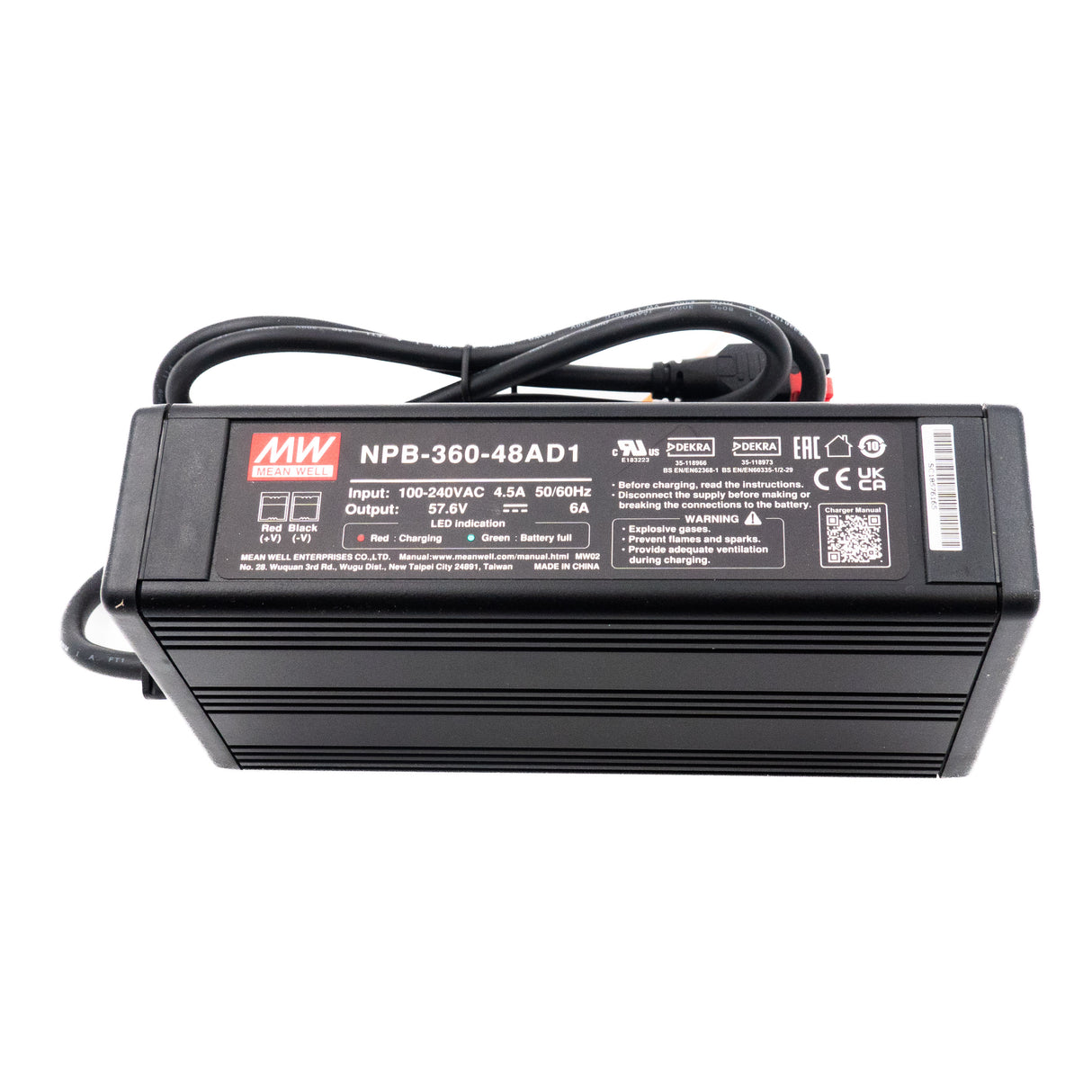 Mean Well NPB-360-12AD1 Battery Charger 360W 12V Anderson Connector 20A - PHOTO 1
