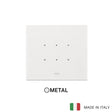 Vimar Eikon Tactil Plate 3M Corian Glacier Ice