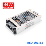 Mean Well RSD-60L-3.3 DC-DC Converter - 19.8W - 18~72V in 3.3V out 12A