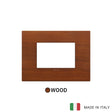 Vimar Arke Classic Plate 3M Cherry Wood