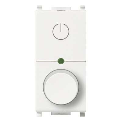 Vimar Plana Universal Master Rotary Dimmer 230V White