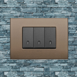Vimar Arke Metal 3 Gang switch - Dark Bronze - 16A - PHOTO 16