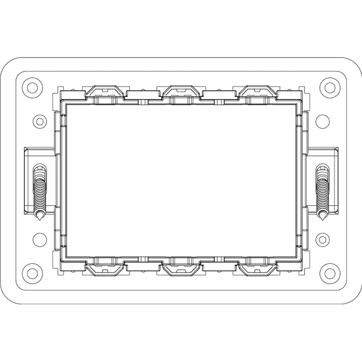Vimar Eikon Frame 3M + Screws - PHOTO 2
