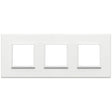 Vimar Eikon Evo Plate 6M (2+2+2) 71MM Aluminium Total White