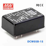 Mean Well DCW05B-15 DC-DC Converter - 5W - 18~36V in ±15V out