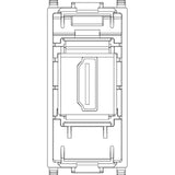 Plana HDMI Socket Connector White - PHOTO 2