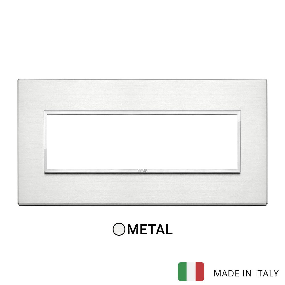 Vimar Eikon Evo Plate 7M Brilliant Aluminium