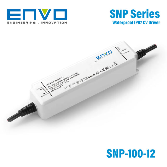 Envo EV-SNP-100-12 LED Driver 100W 12V Waterproof IP67 8.3A
