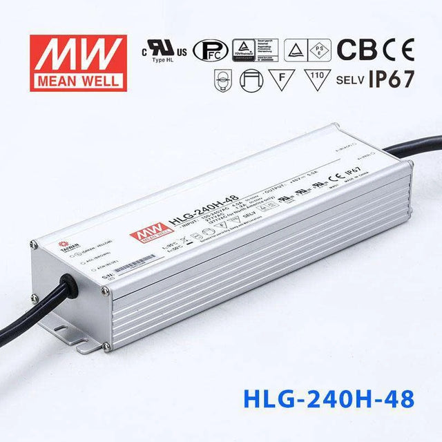 Mean Well HLG-240H-48 Power Supply 240W 48V