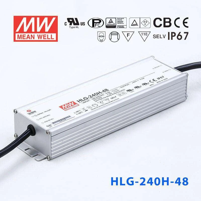 Mean Well HLG-240H-48 Power Supply 240W 48V 5A