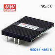 Mean Well NSD15-48S15 DC-DC Converter - 15W - 18~72V in 15V out 1A