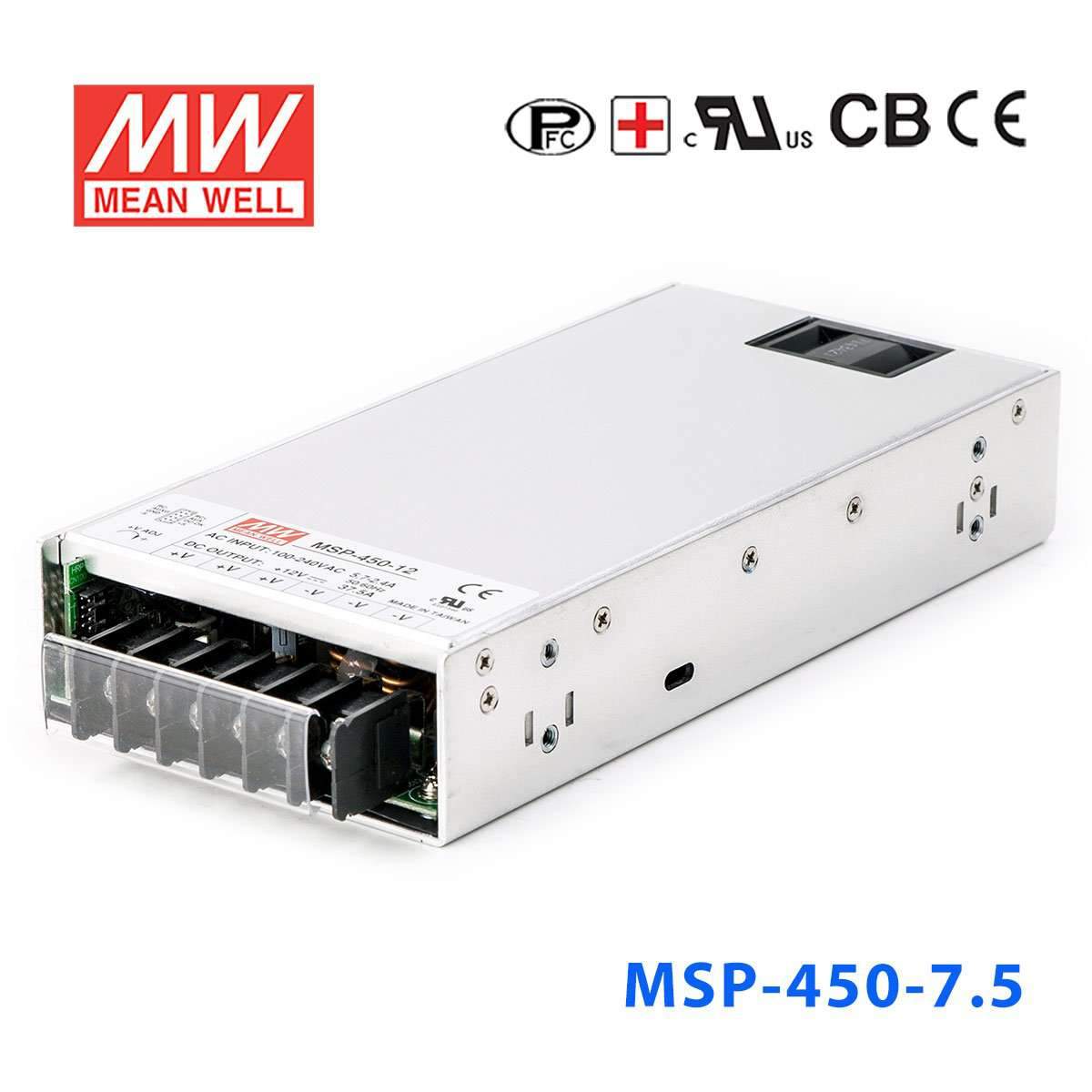 Mean Well MSP-450-7.5  Power Supply 450W 7.5V