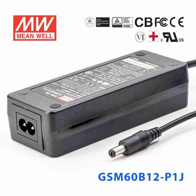 Mean Well GSM60B12-P1J  Power Supply 54W 12V 5A