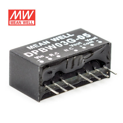 Mean Well DPBW03G-05 DC-DC Converter - 3W - 18~75V in ±5V out 300mA