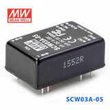 Mean Well SCW03A-05 DC-DC Converter - 3W 9~18V DC in 5V out 600mA - PHOTO 1