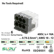 Supu 522406 Push-in Connector - 6 Way