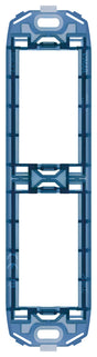 Vimar VM-19627 Frame 2M for Panel Mounting with Screws Blue