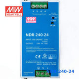 Mean Well NDR-240-24 Single Output Industrial Power Supply 240W 24V - DIN Rail - PHOTO 2